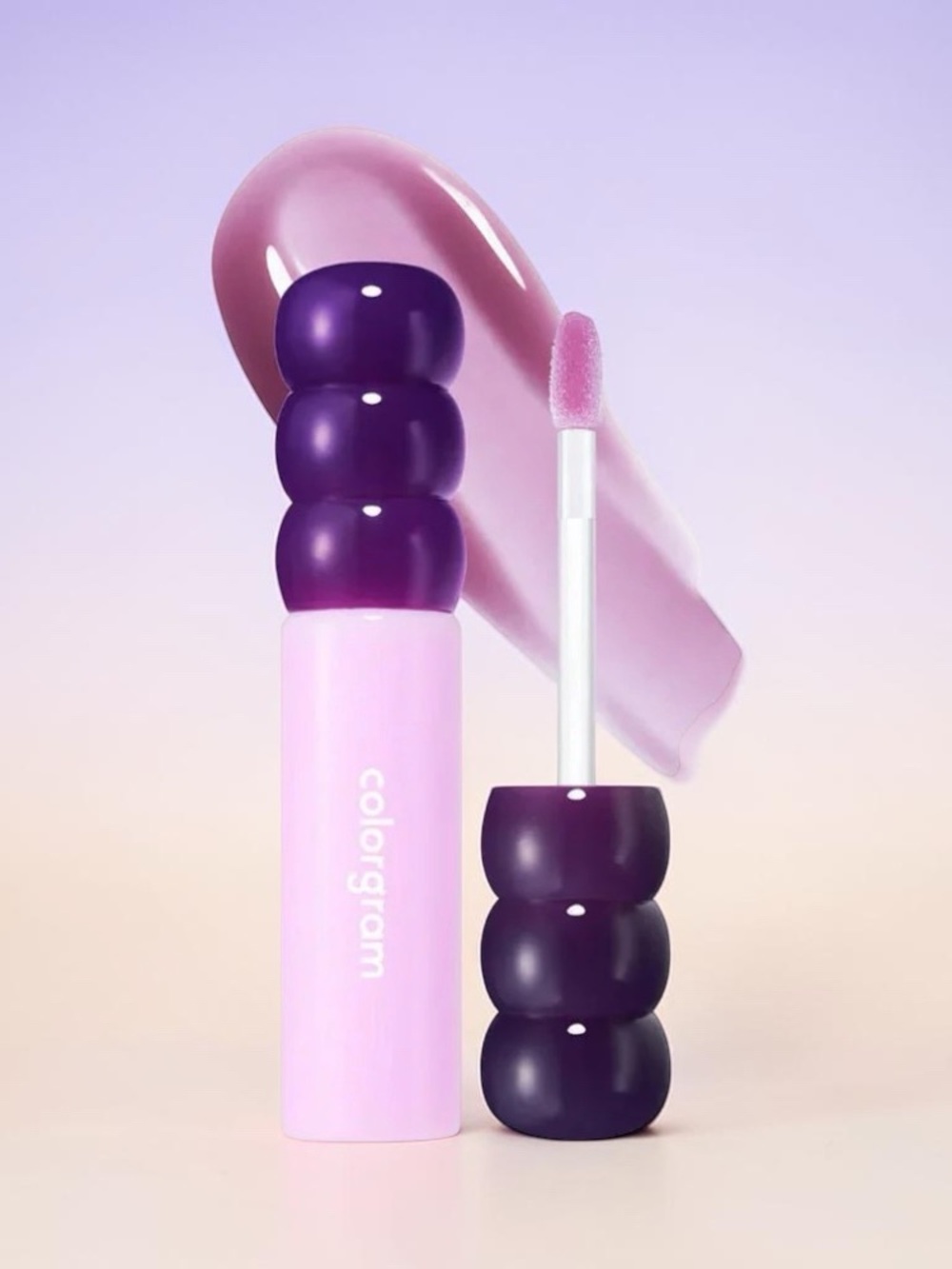 💜 Colorgram Lip Gloss – “Grape Coke” | Glossy Purple Tint 💜